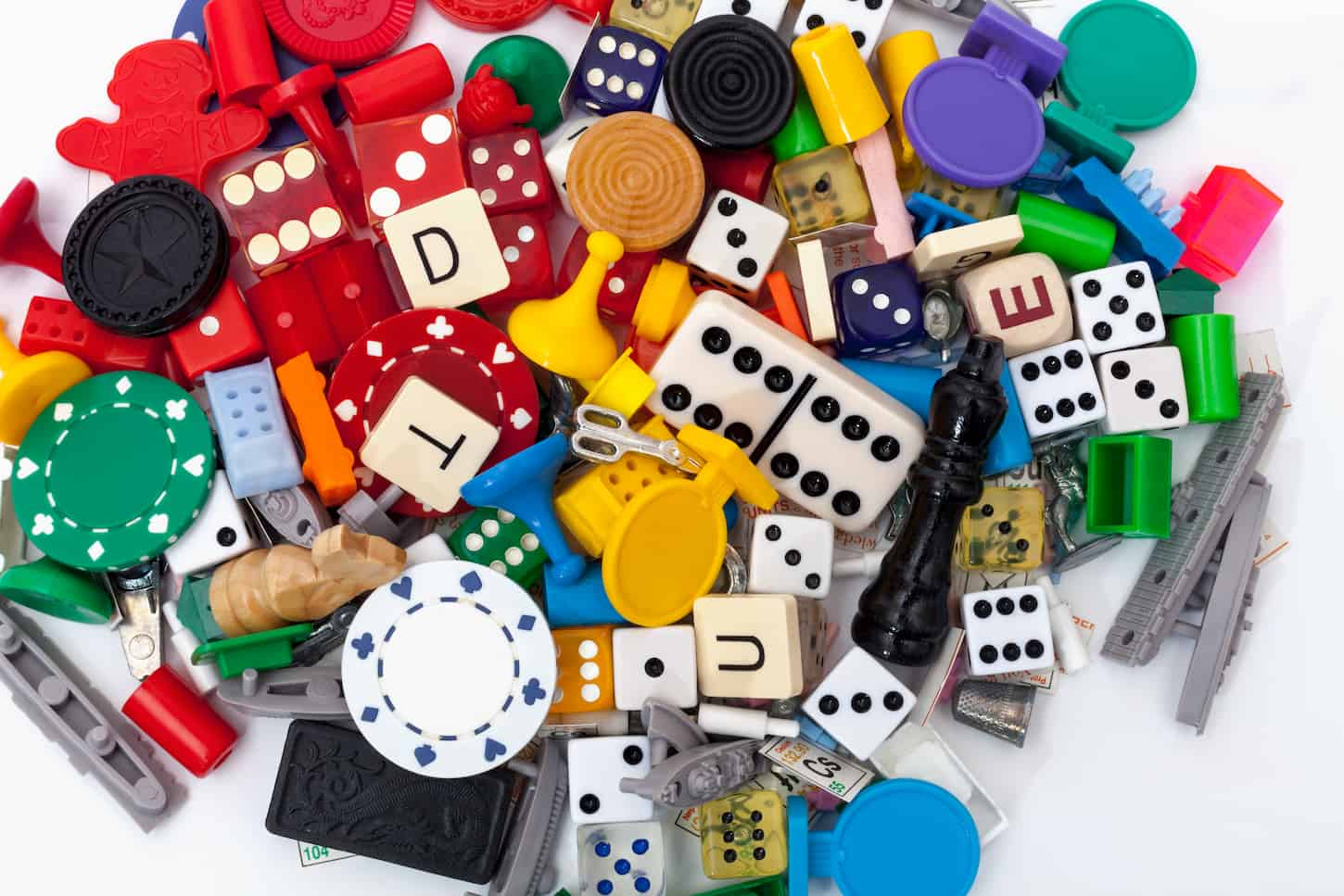 An image of Miscellaneous board game pieces.