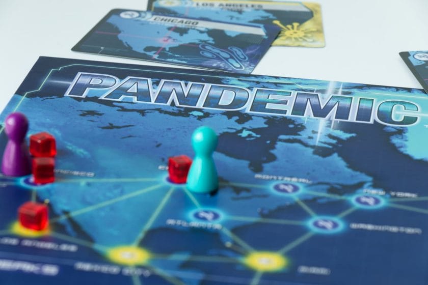 an image of the game board pandemic