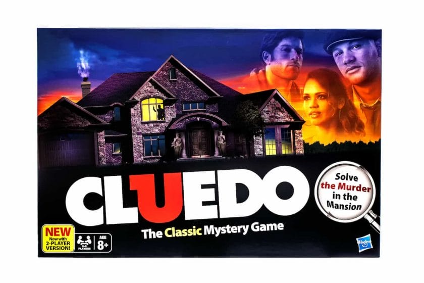 An image of Cluedo Classic murder mystery game for three to six players.